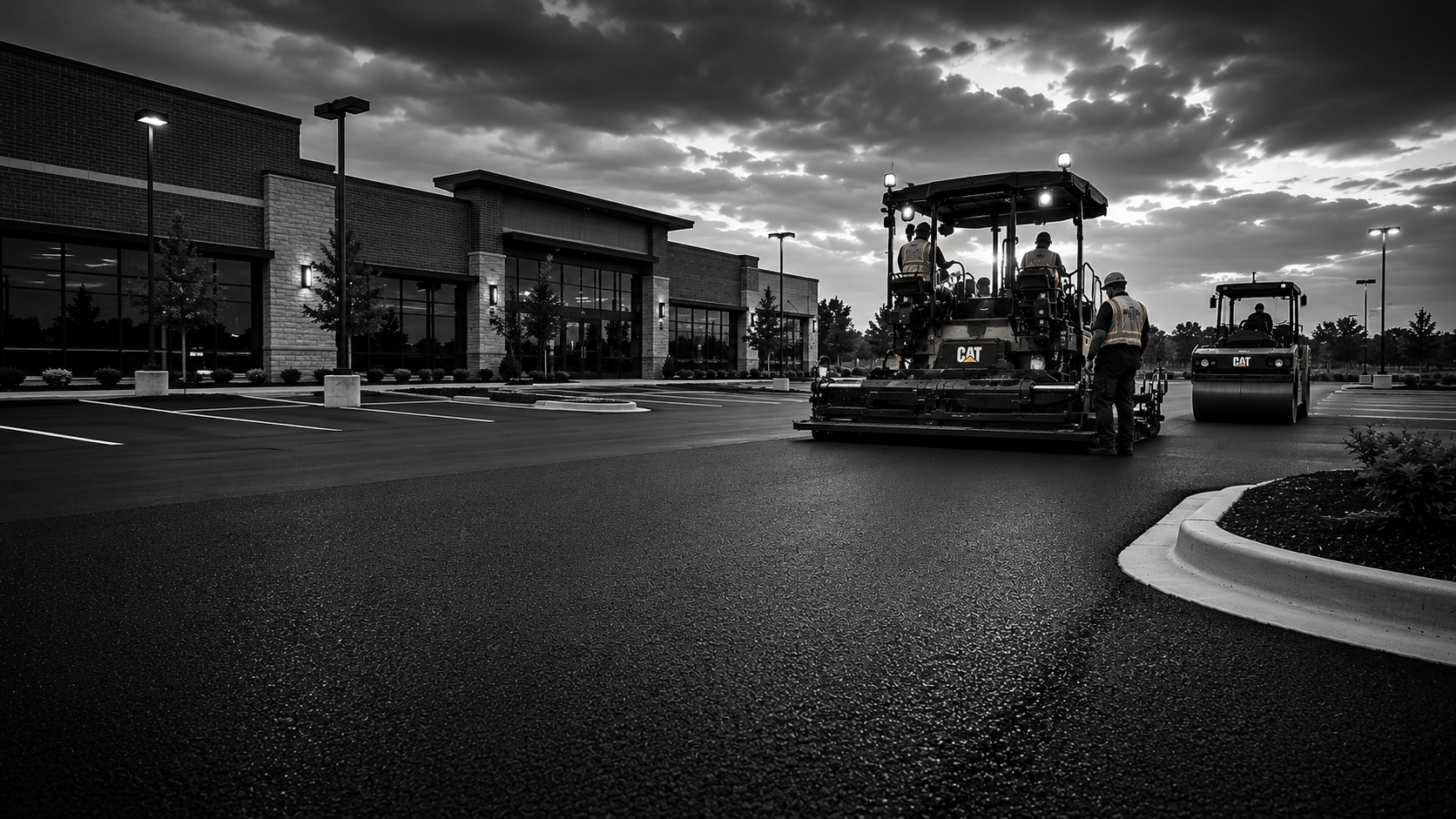 Commercial asphalt paving in Northern Illinois