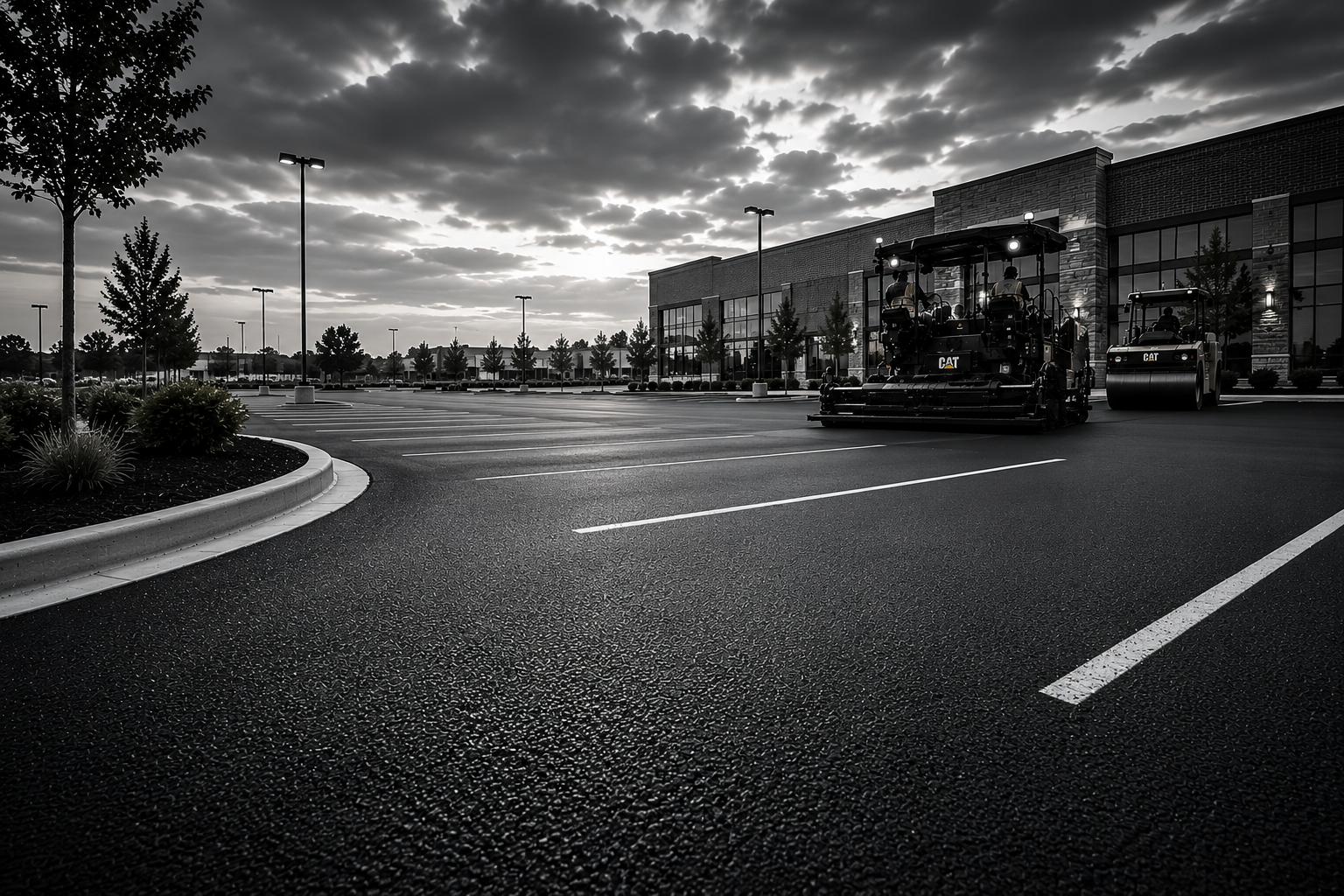 Parking lot paving in Northern Illinois