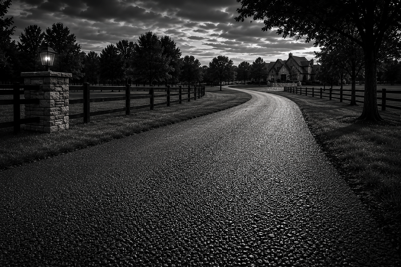 Tar and chip paving in Northern Illinois